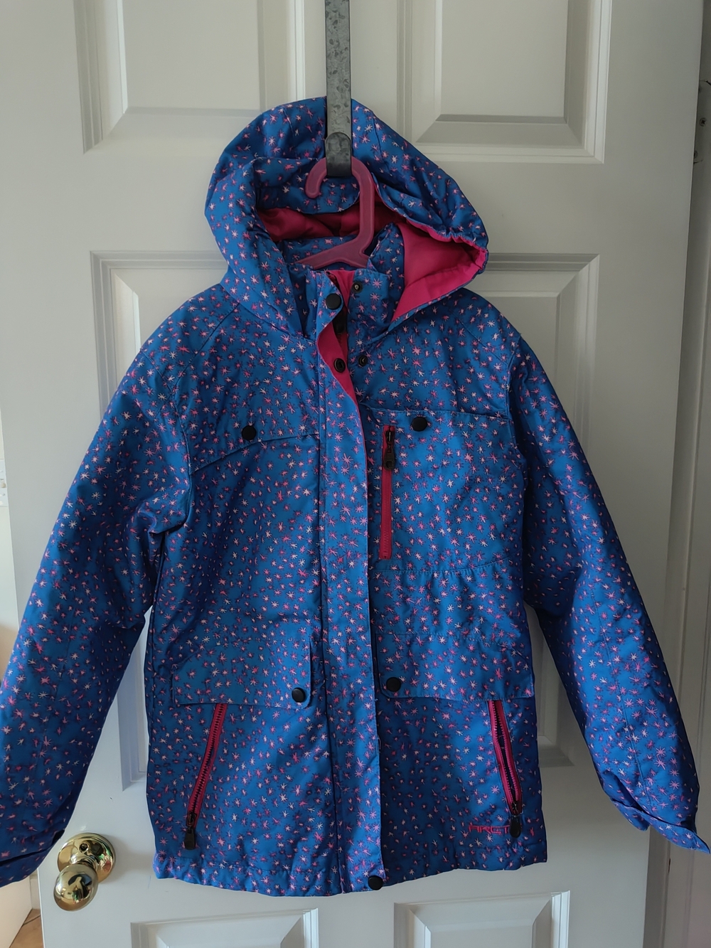 Arctix Blue Jacket with Pink Accents